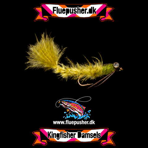 Olive beaded damsel