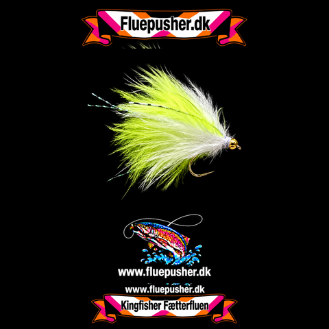 FP Fætterfluen chartreuse/hvid