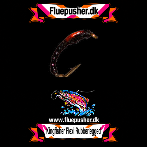 Kingfisher orange cheeks flexi floss buzzer