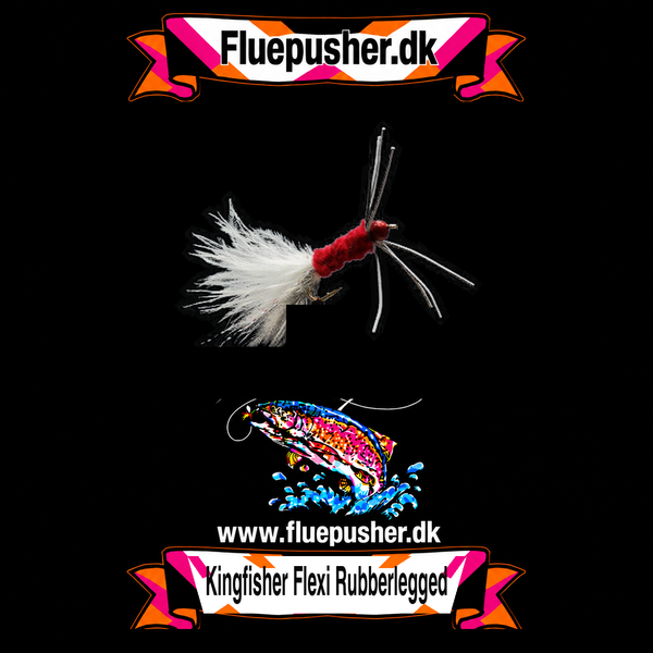 Rød Gummirøv – Kingfisher Flexi Rubberlegged