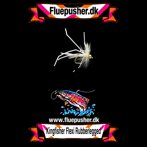 Stankelben hvid – Kingfisher Flexi Rubberlegged