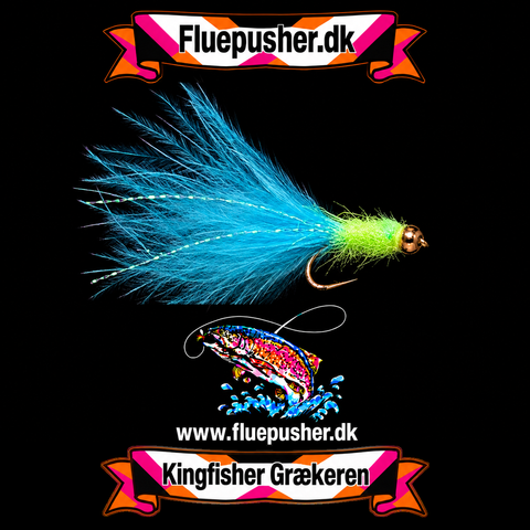 Chartreuse/blauer griechischer UV-Stinger