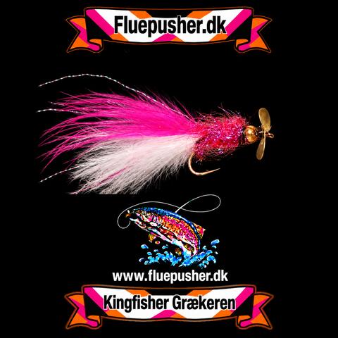 Pink/hvid propel græker