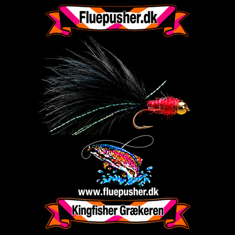 Sort/rubin Græker stinger uv