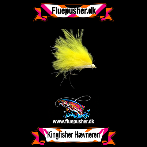 Gul/hvid marabou Hævner