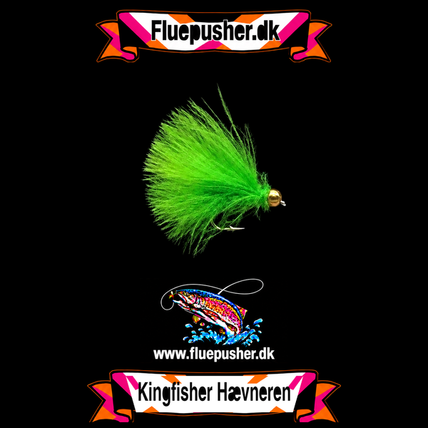 Chartreuse marabou hævner goldhead