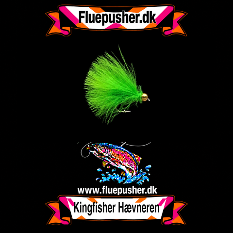 Chartreuse marabou hævner goldhead
