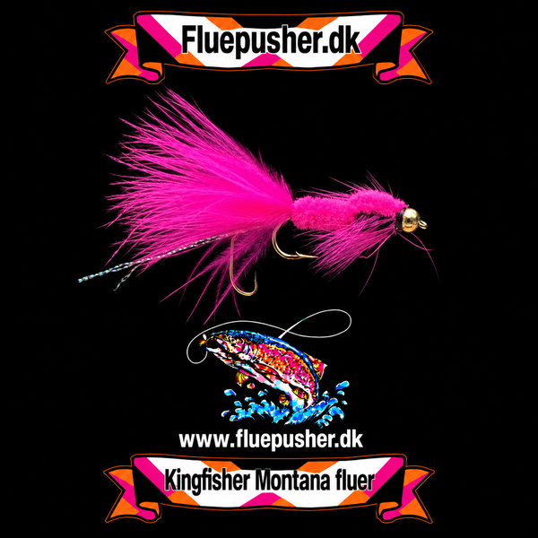 Kingfisher Montana fluer — PINK MONTANA STINGER BUGGER
