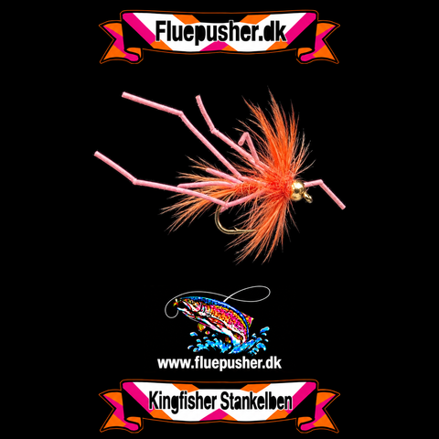 Orangefarbene Beine mit rosa Beinen
