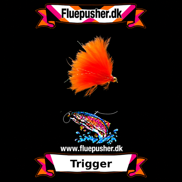 Trigger orange i ensartet størrelse