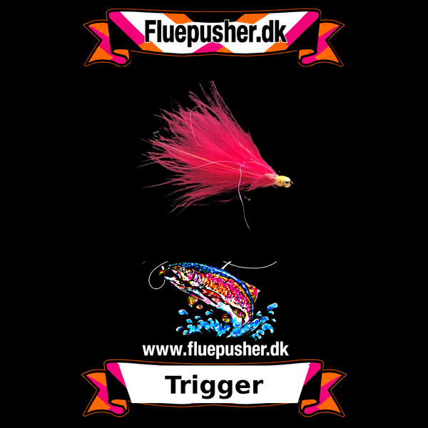 Trigger rød i ensartet størrelse