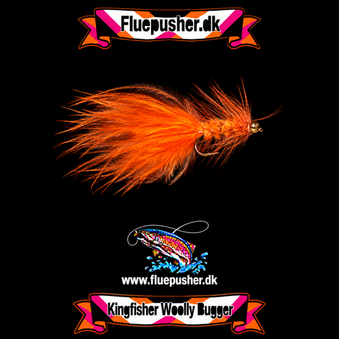 Orange Grizzly Woolly buger