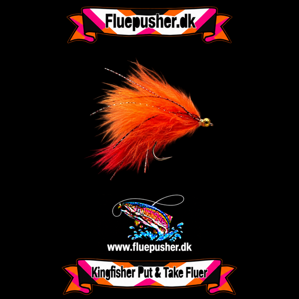 Cirkusfluen Orange/red gummiben