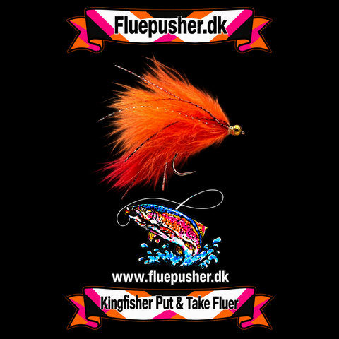 Cirkusfluen Orange/red gummiben