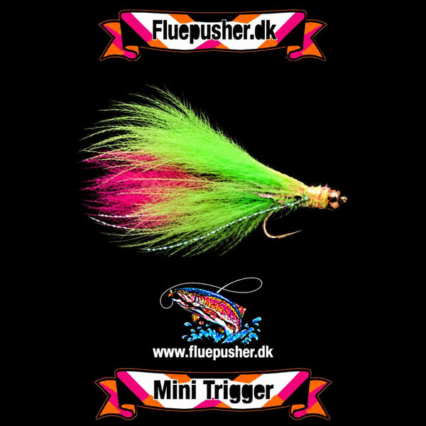 Mini Trigger wide gap chartreuse/pink