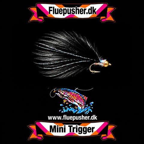 Mini Trigger wide gap sort/sølv