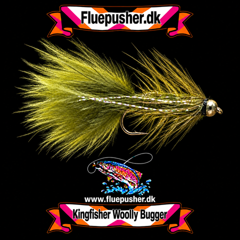 Olive krystal woolly bugger gh
