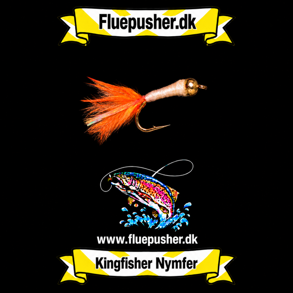 Orange flash tail stalking bug gh UV – Kingfisher Nymfer