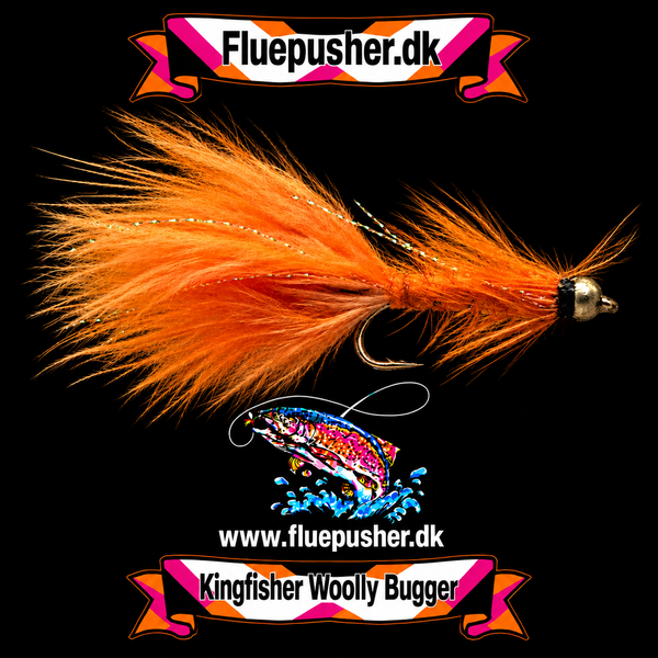 Orange krystal woolly bugger gh – Kingfisher Woolly Bugger