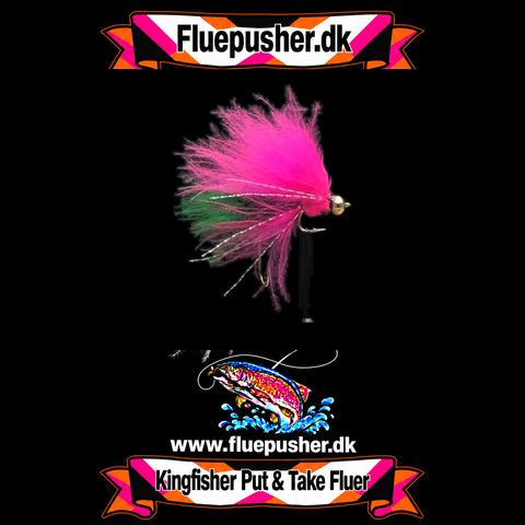 Pink/grøn mini cats whisker stinger