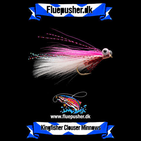 Pink/white clouser minnow