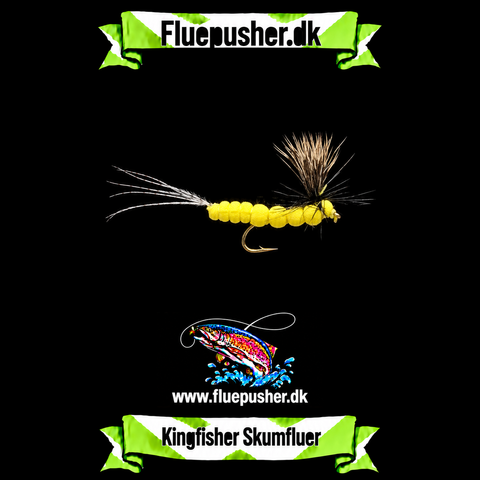 Gelber Eintagsfliegenschaum