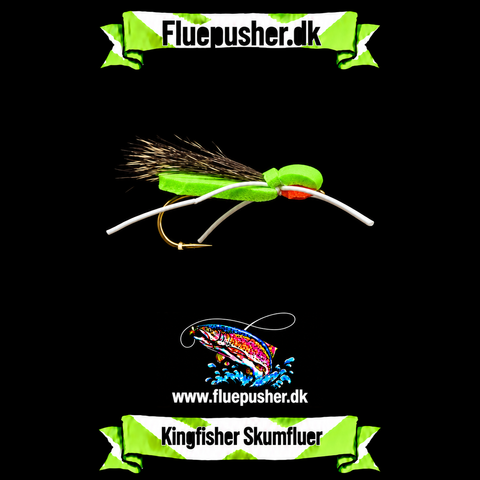 Chartreuse foam caddis
