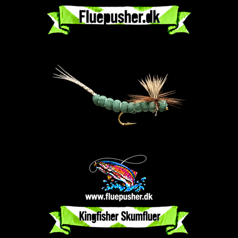 Grüner Eintagsfliegenschaum