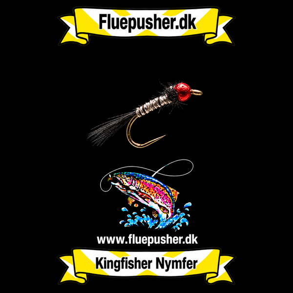 Sølvnymphen str 12 tungsten – Kingfisher Nymfer