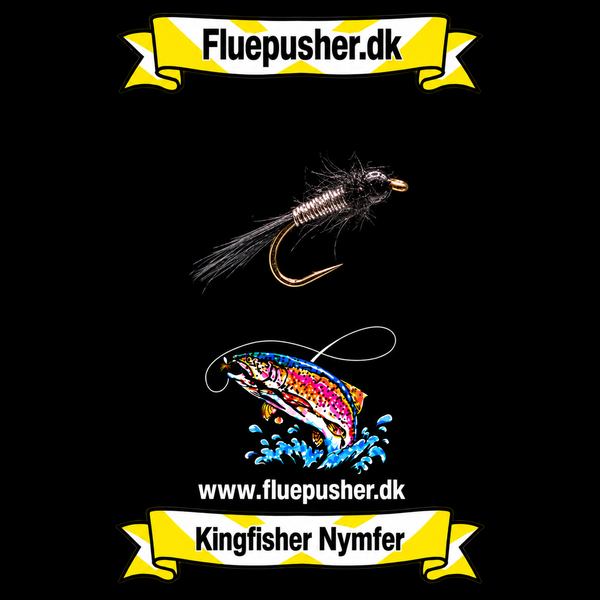 Sølvnymphen str 14 tungsten. – Kingfisher Nymfer