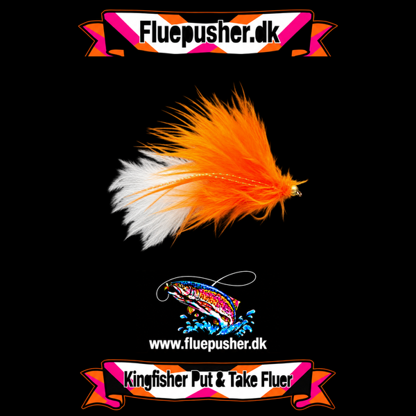 Cirkusfluen Orange/white