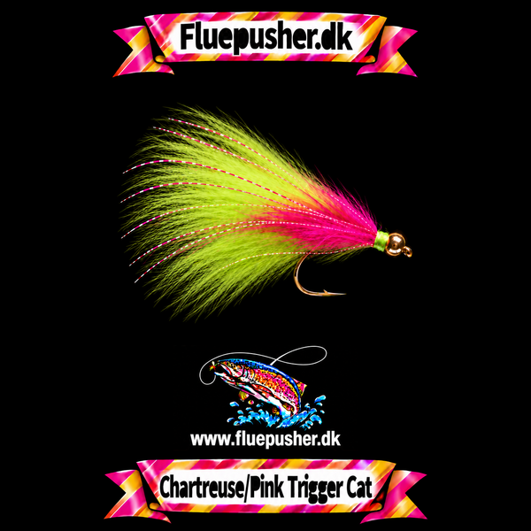Charteuse/pink Trigger Cat med fri krogbøjning