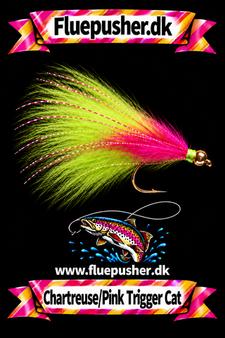 Charteuse/pink Trigger Cat