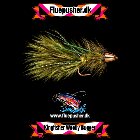 Olive conehead woolly bugger