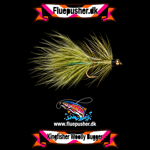 Flash body olive woolly bugger