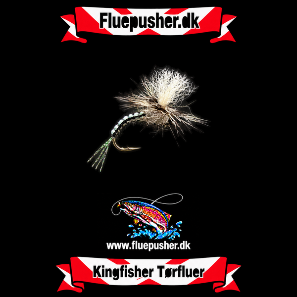 Woven klinkhammer black – Kingfisher tørflue
