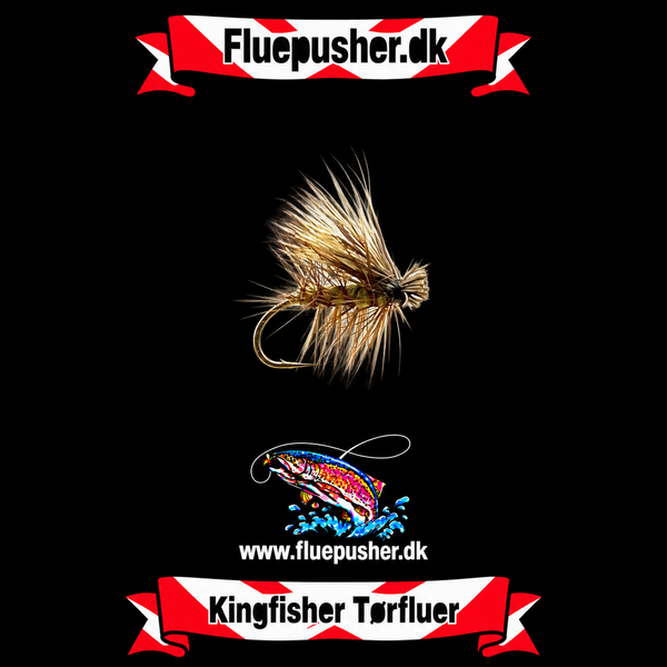 Yellow Elkhair Caddis – Kingfisher tørflue