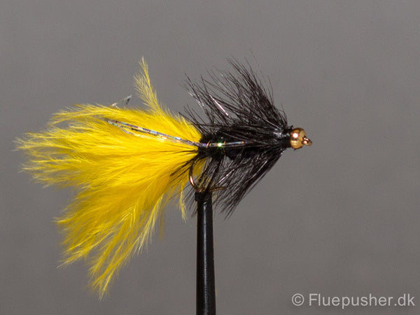 Black silver flash tail woolly bugger