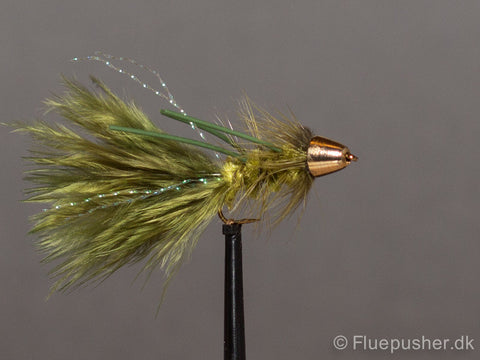 Olive conehead woolly bugger