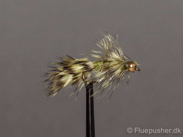Olive grizzly woolly bugger