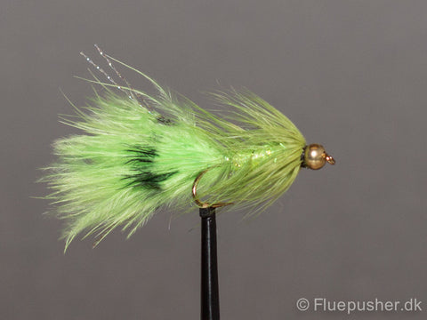Chartreuse grizzly woolly bugger