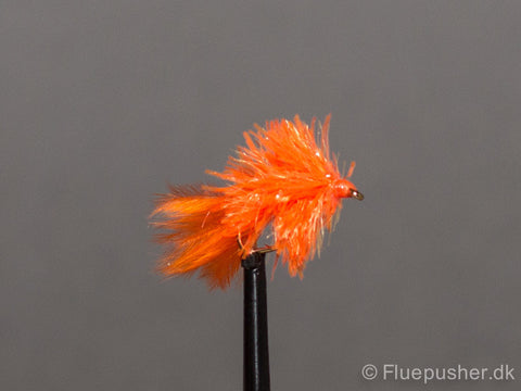 Orangefarbener Fritz-Klecks