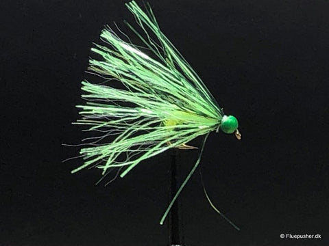 Chartreuse ice flash nymph