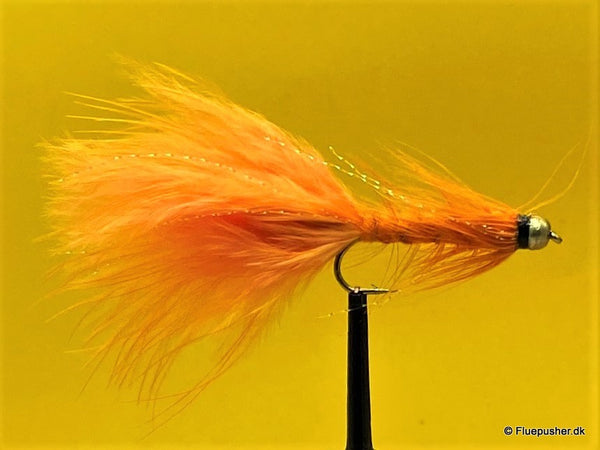 Orange krystal woolly bugger gh